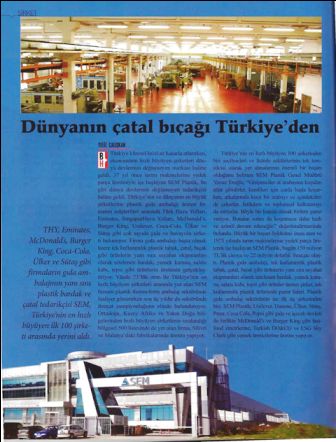 Bürokrat Haber Dergisi Türkiye´nin Büyüyen ilk 100 Şirketinden biri Olmasını Haber Yaptı.
