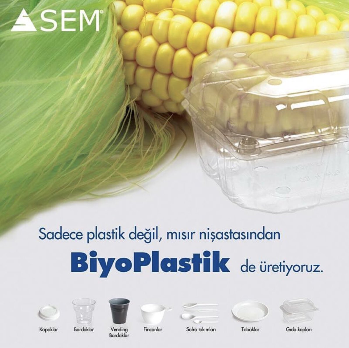 Doğal Tamamen Mısırdan Mısırplast Sütlü Mısırplast Geldi!!!
