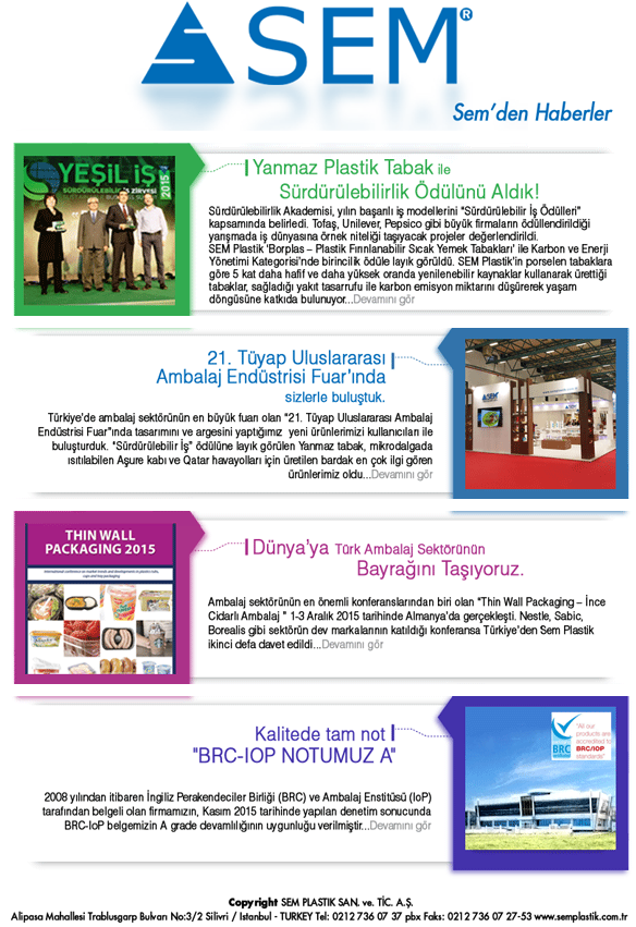 Sem'den Haberler Aralık Ayı Bülteni