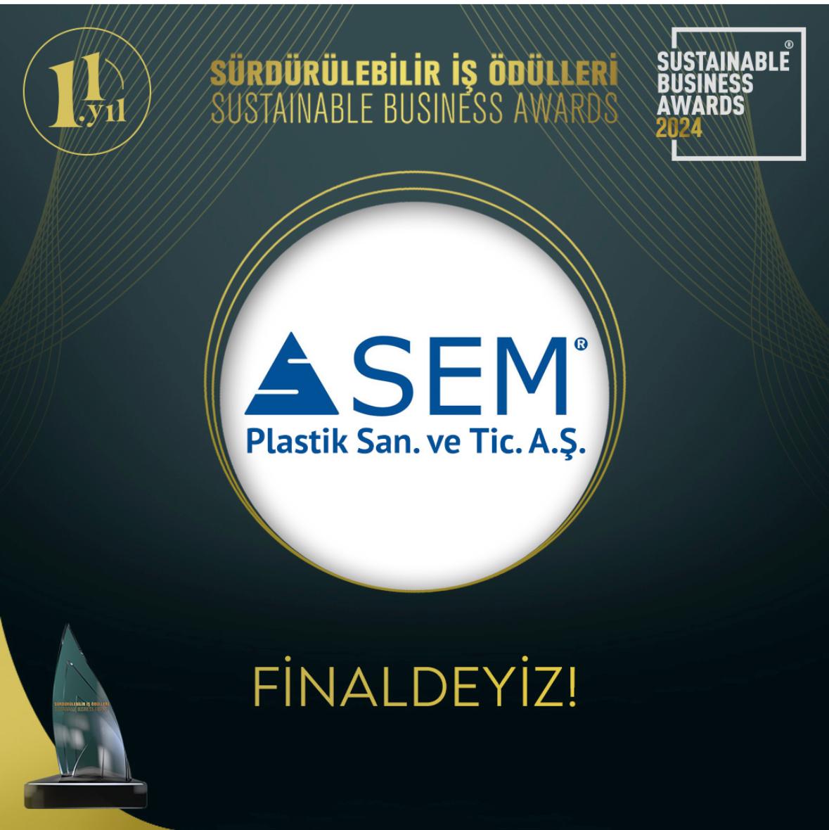 SEM, Sürdürülebilir  İş Ödülleri 2024 Finalisti